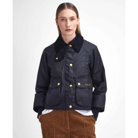 Barbour Cropped Beadnell Wax Jacket