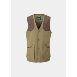 Alan Paine Axford Men's Waterproof Lightweight Shooting Waistcoat In Aspen - Shooting Fit