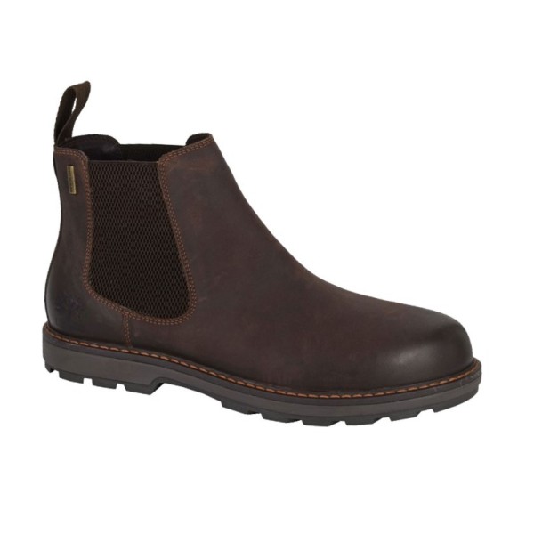 Woodland Brown Waxy Leather Chelsea Boot Primary Image