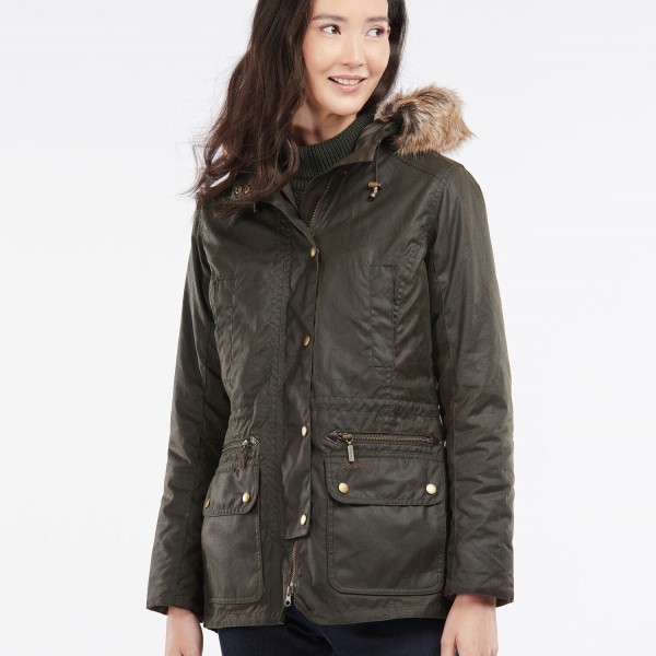 Barbour Kelsall Ladies Wax Jacket Primary Image