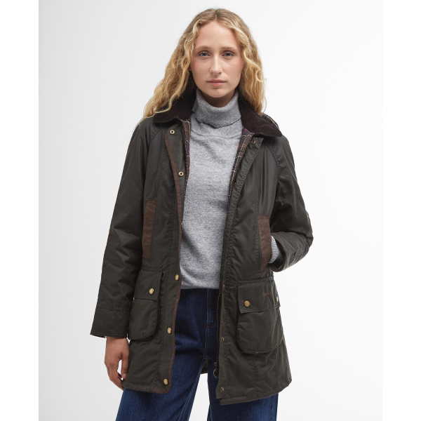 Barbour Bower Ladies Waxed Jacket Primary Image