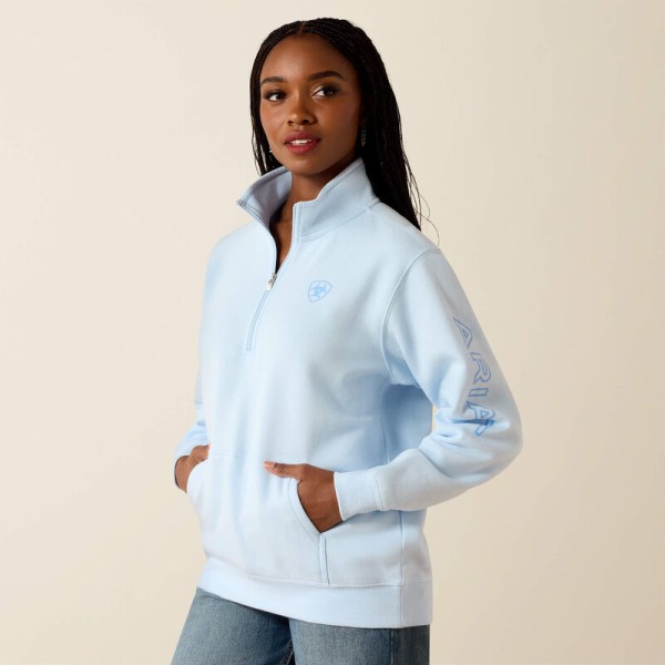 Ariat Logo 1/2 Zip Sweatshirt Primary Image